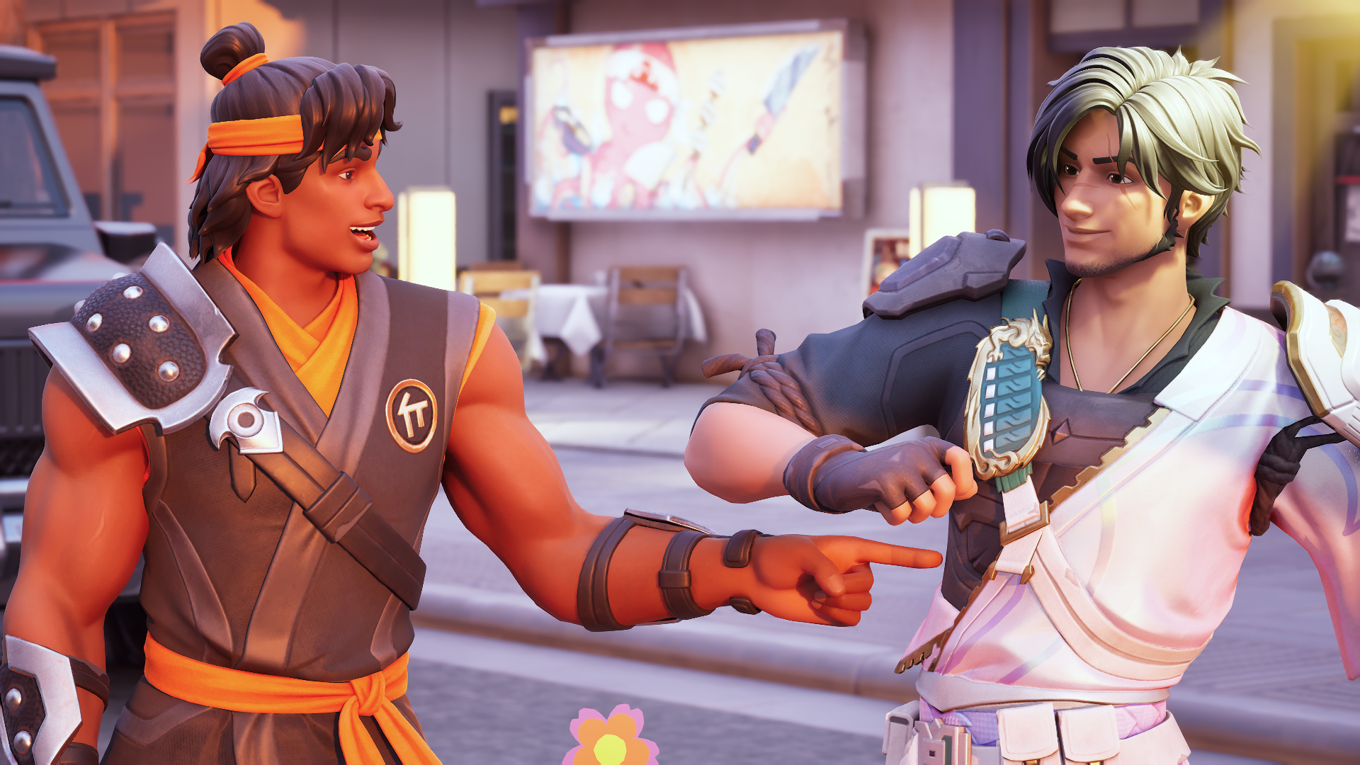 Ryūji and Earth Master Cole