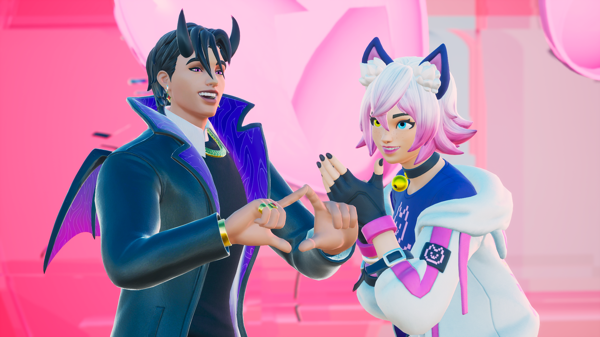 Mal and Catrin Glitch